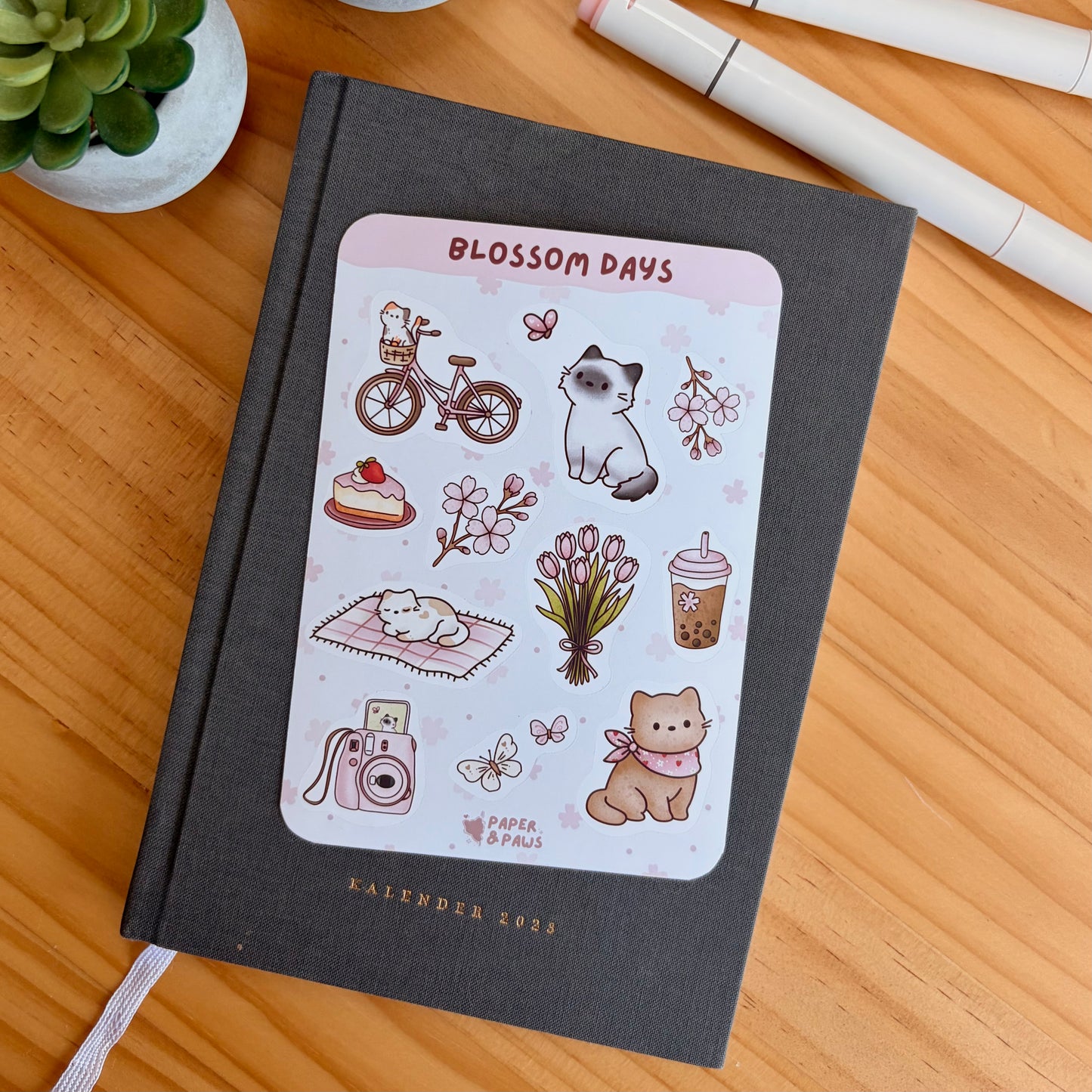 "Blossom Days" Stickerbogen