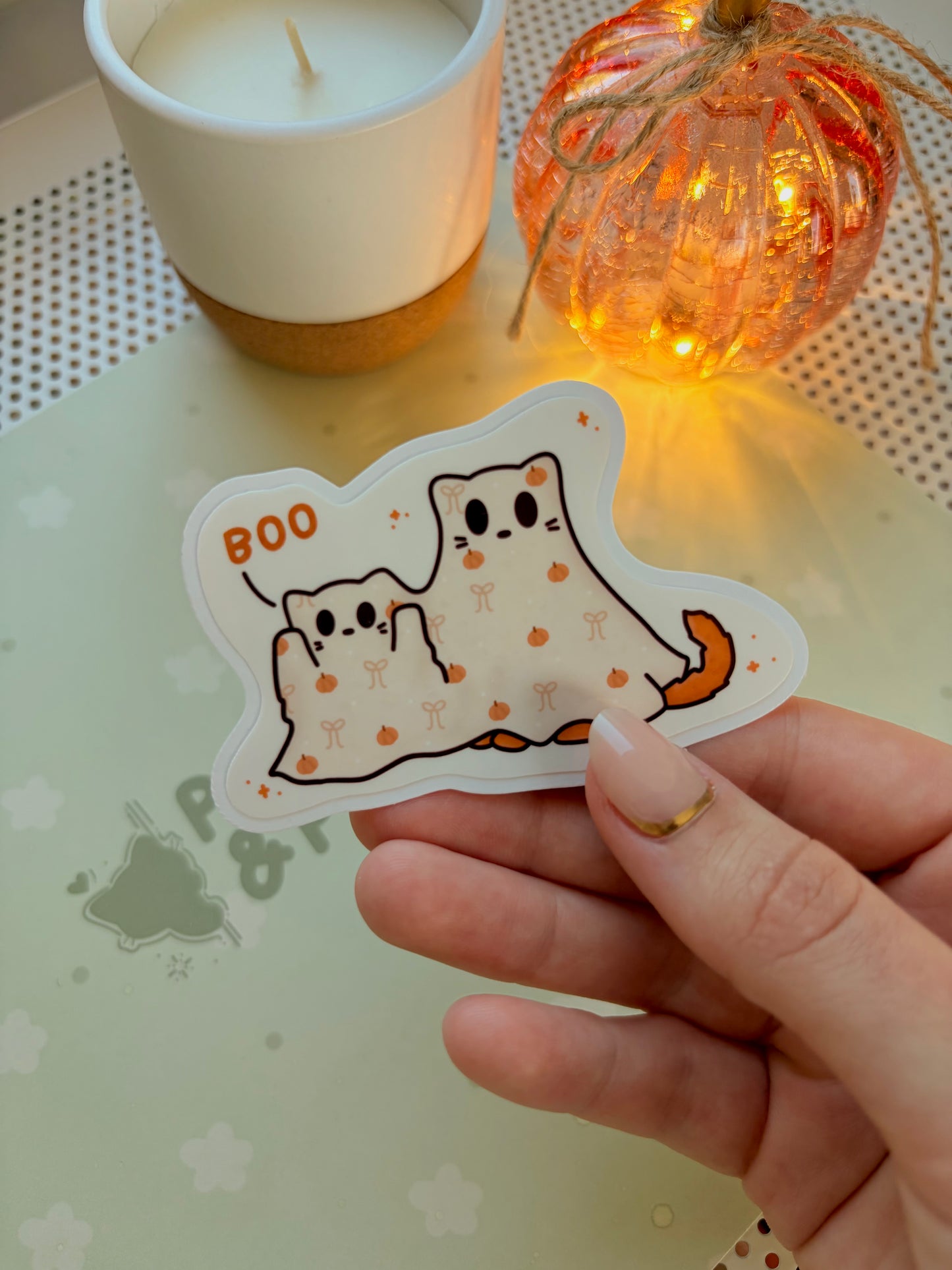 "Boo" Vinyl Sticker