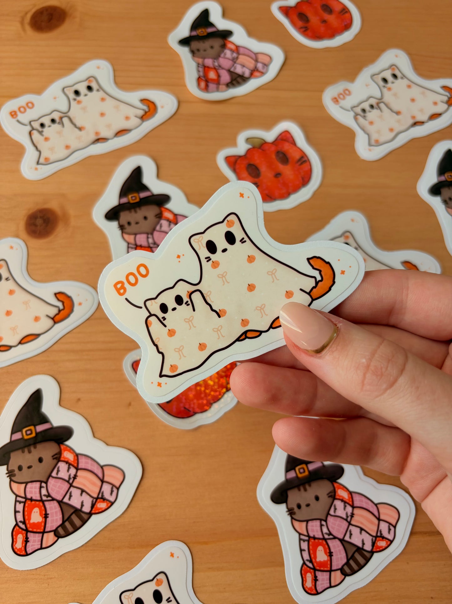 "Boo" Vinyl Sticker