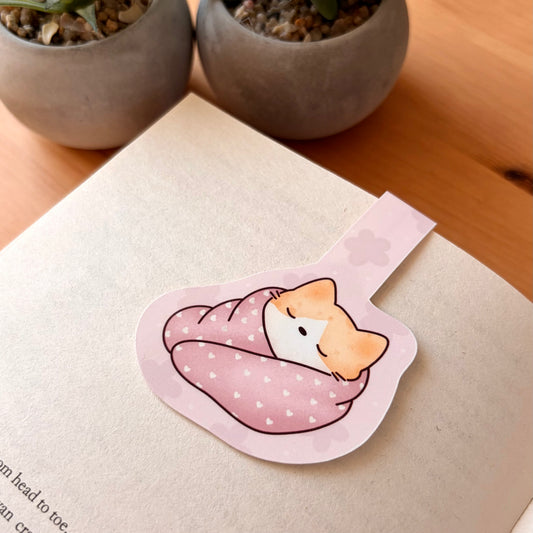 "Sunday Naps" Magnetisches Foldover-Lesezeichen