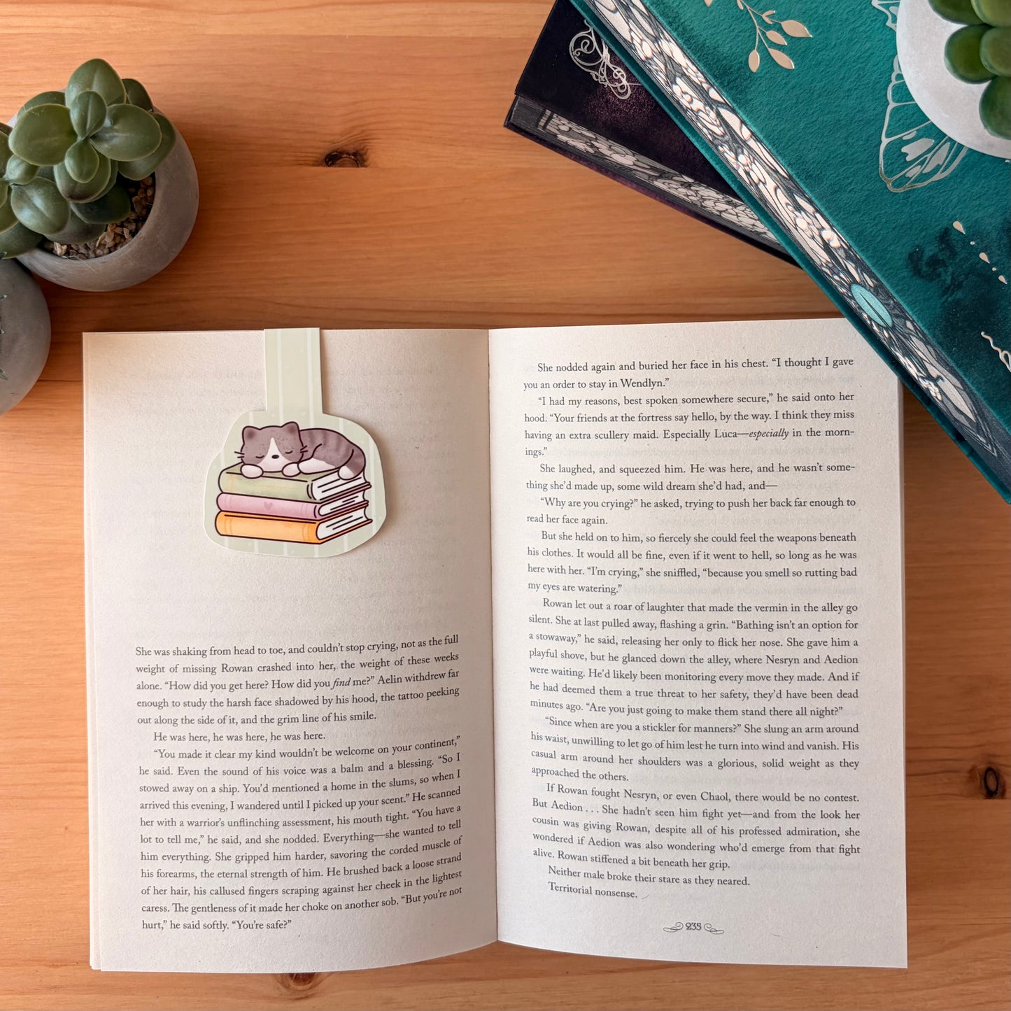 "One More Chapter" Magnetisches Foldover-Lesezeichen