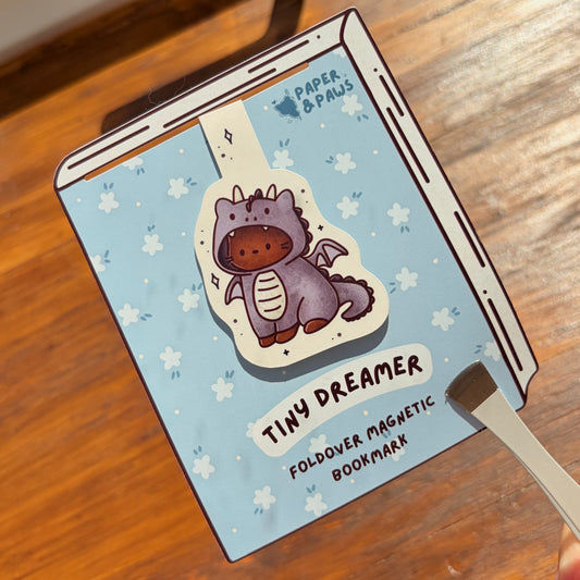 "Tiny Dreamer" Magnetisches Foldover-Lesezeichen